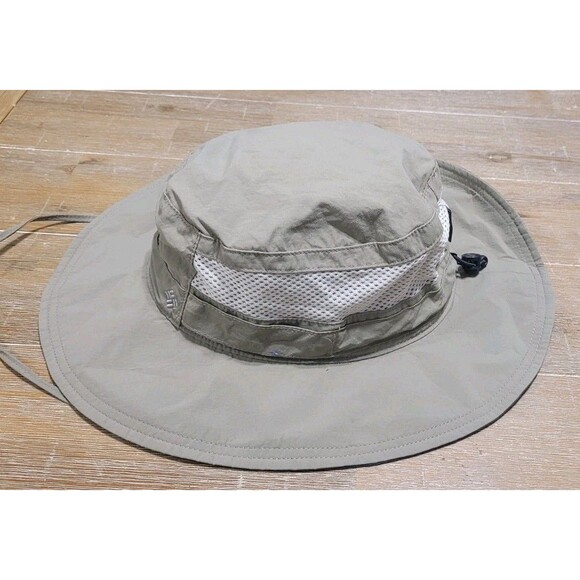 Columbia Unisex One Size Omni Shade Hat Sun Protection Taupe Nylon Fishing - Picture 2 of 5